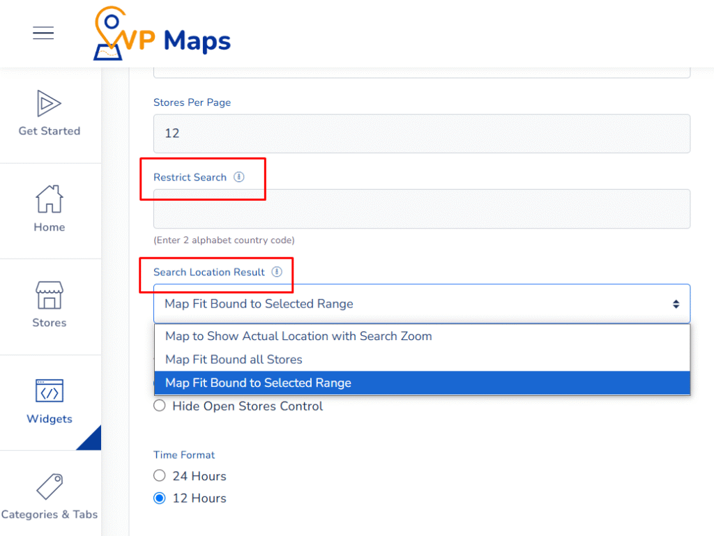 Search Behavior Controls - Fine-Tune Location Results And Geographic Restrictions 1 Restrictsearch Searchlocationresult
