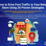 How To Drive Foot Traffic To Your Store Using 26 Proven Strategies
